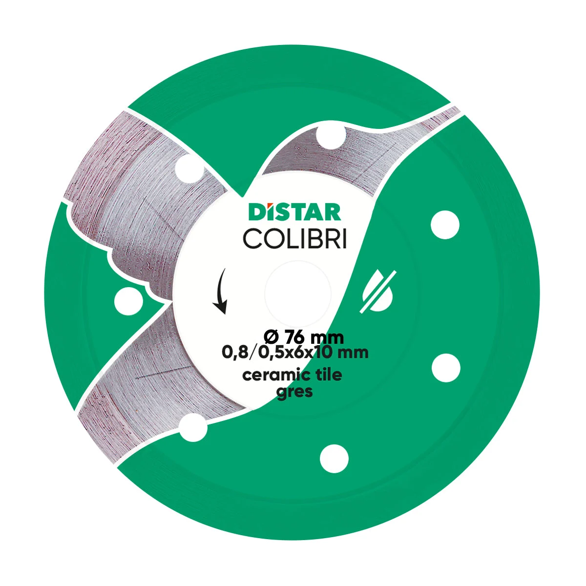 Diamond cutting blade Distar 3" Colibri