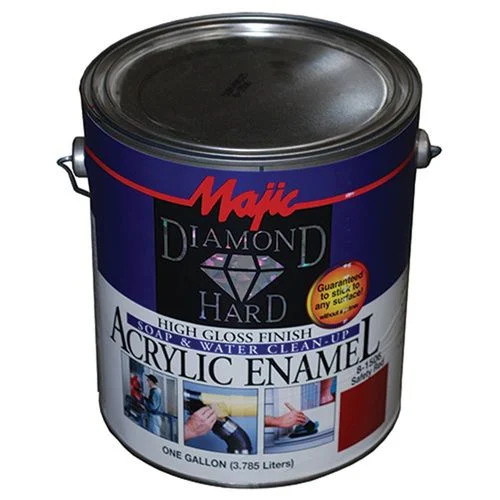 Diamond Hard Acrylic Paint, Red, 1 Gallon