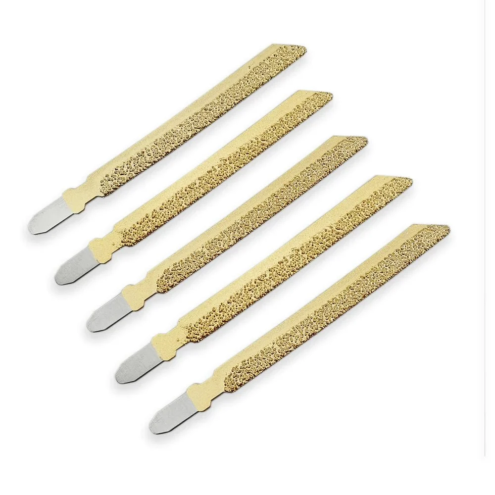 Diamond Jig Saw Blades for Tile Ceramic Brick Granite Marble - 5 Pack