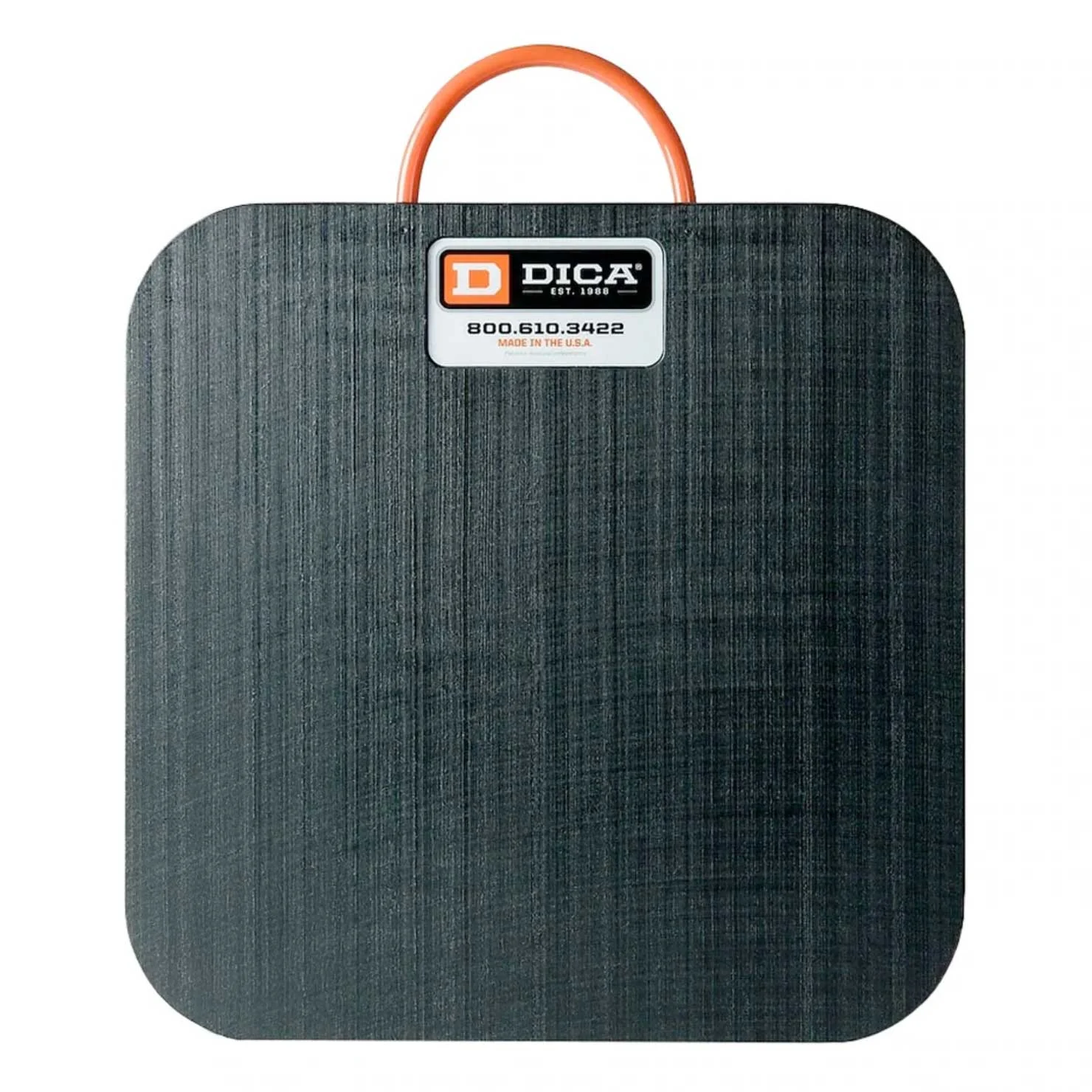 DICA SafetyTech 18" x 18" Outrigger Pad | Super Duty | 3" Thick | Black