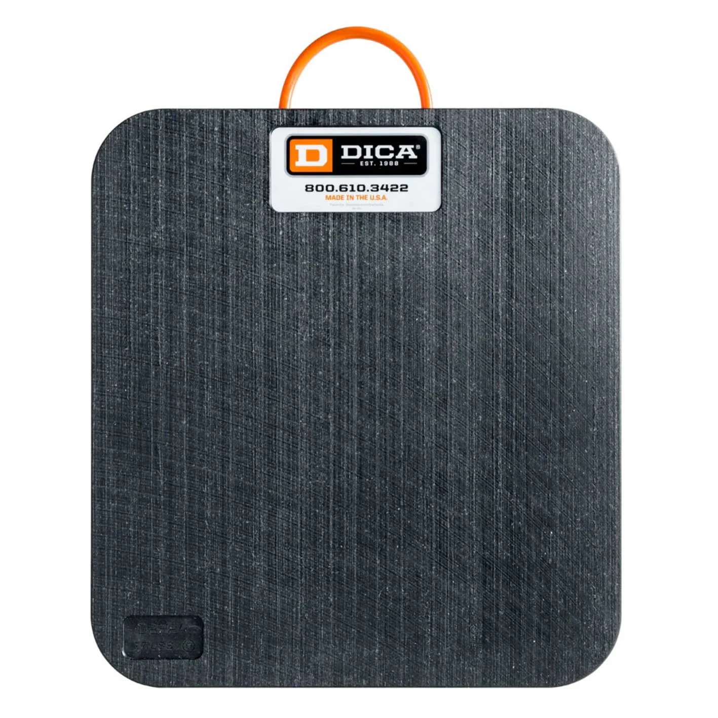 DICA SafetyTech 22" x 24" Outrigger Pad | Medium Duty | 1" Thick | Black