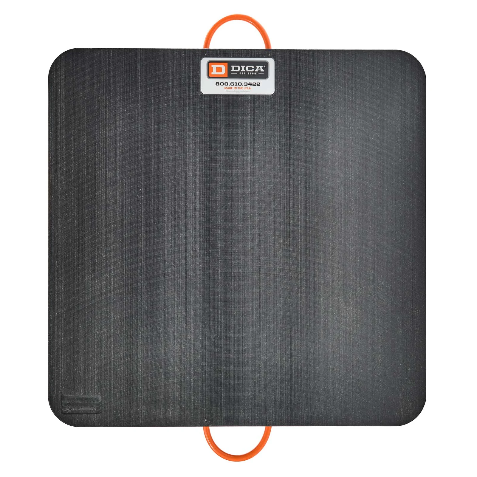 DICA SafetyTech 36" x 36" Outrigger Pad | Heavy Duty | 2" Thick | Black