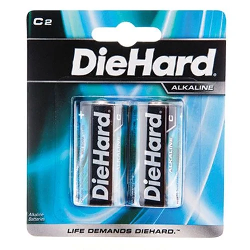 DieHard C Alkaline Batteries, 2 Pack