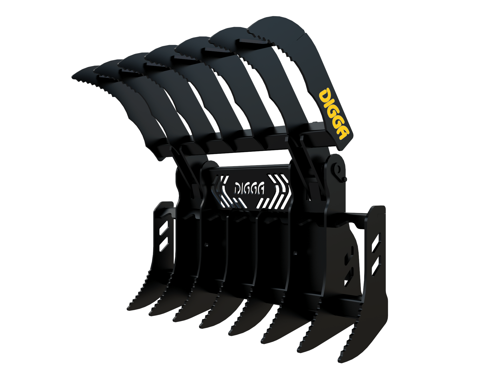 Digga Grapple Rake for Mini Loaders