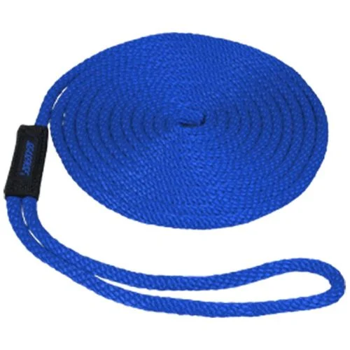 Dock Line with Chafe Guard, Solid Braid, 1/2 In. x 15 Ft.