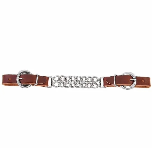 Double Flat Link Chin Curb Strap