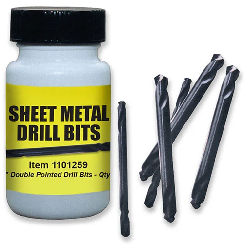 Double Point Drill Bits 1/8" x 2" (50 bits per bottle)