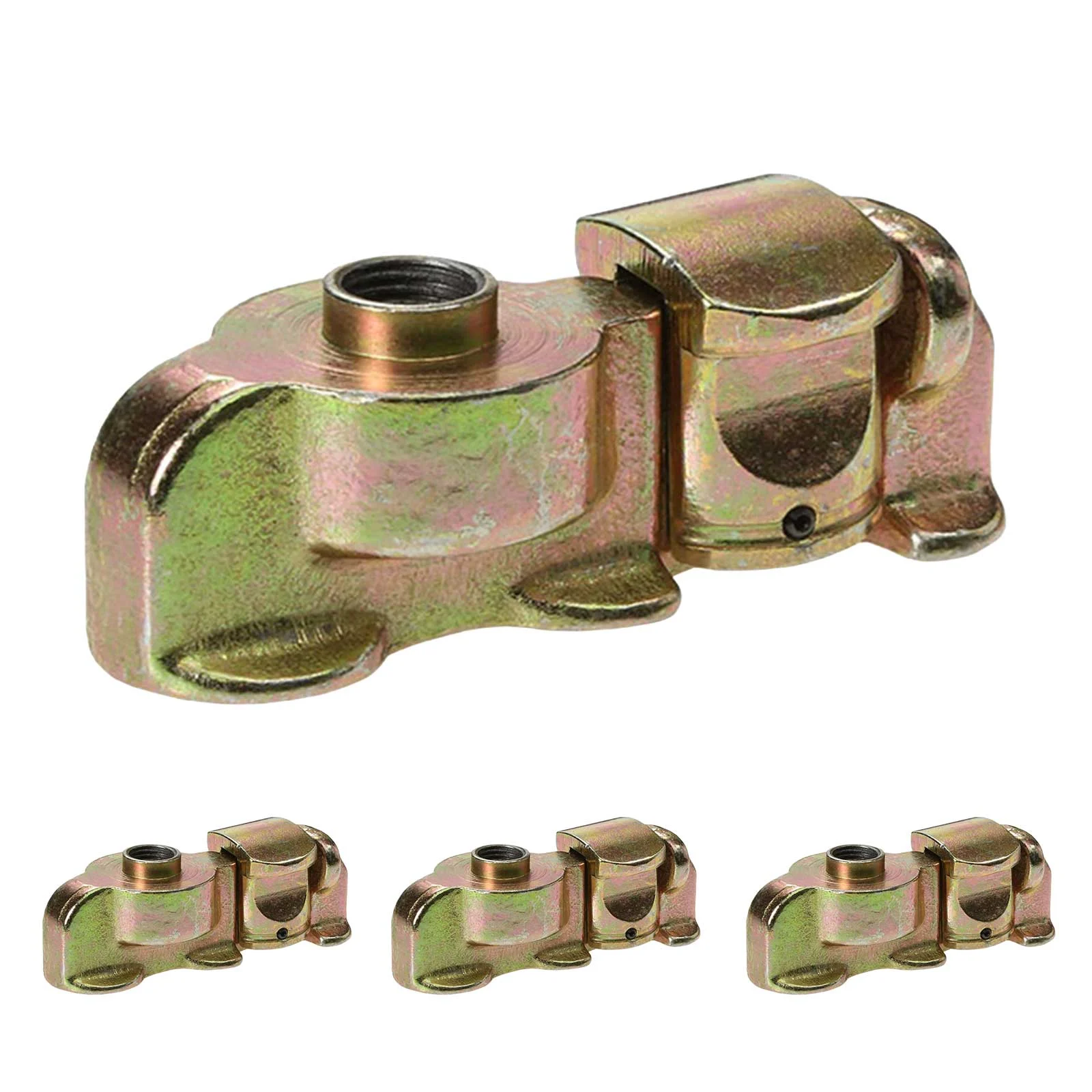 Double Stud L-Track Fitting with Bolt Thread | 4,000 lbs. BS | 4-Pack
