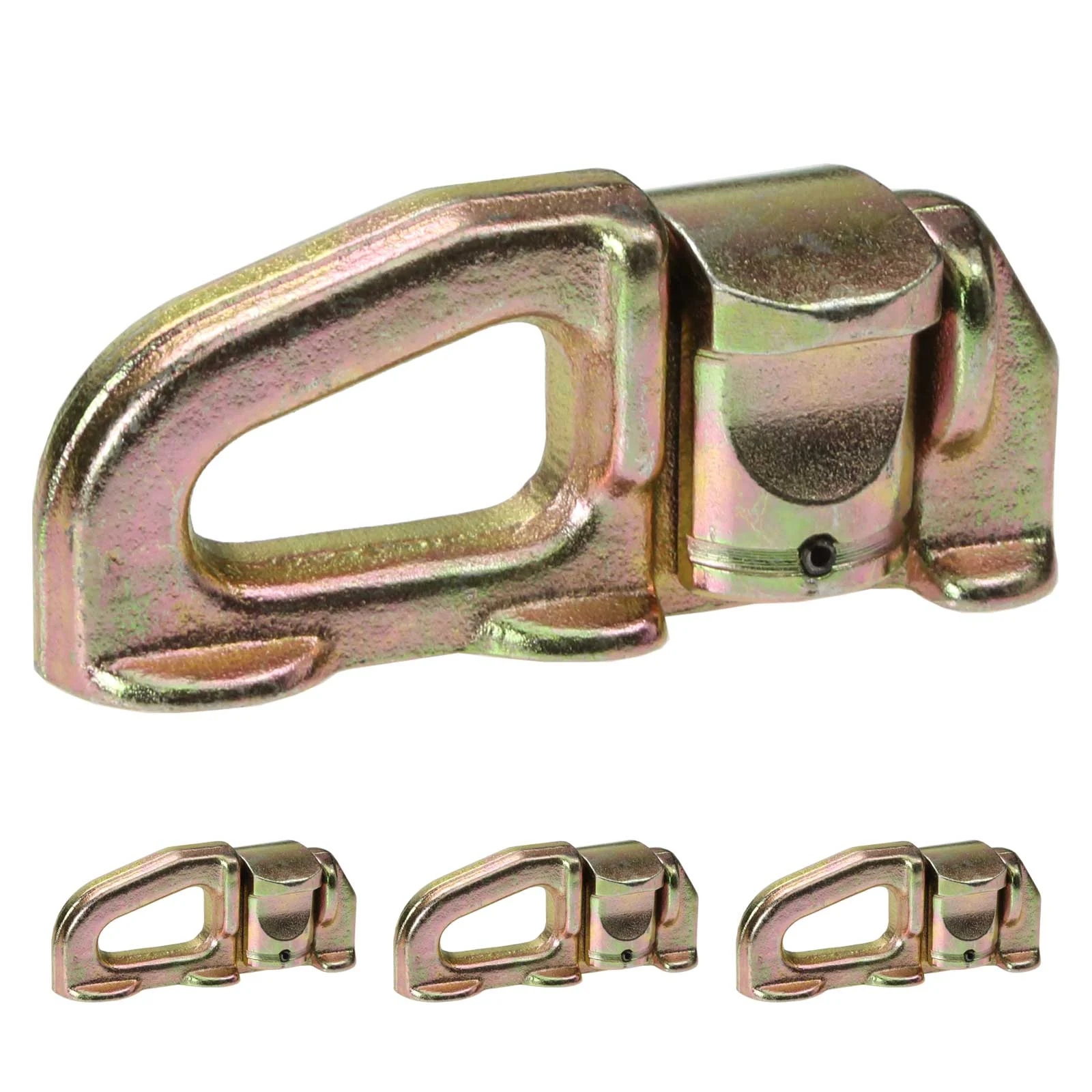 Double Stud L-Track Fitting with Large Opening | 5,000 lbs. BS | 4-Pack