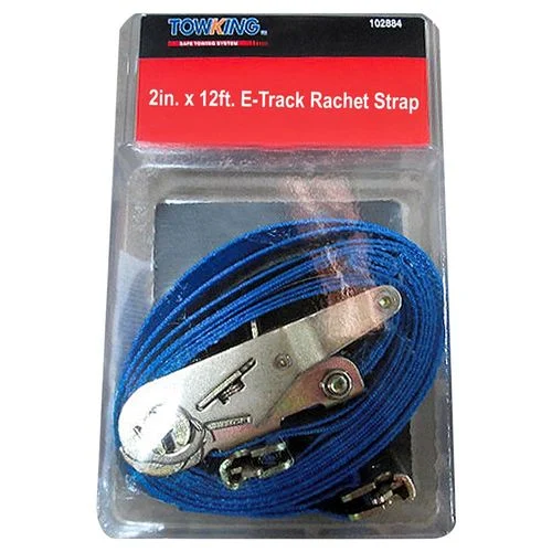 E-Track Ratchet Strap, 2 In. x 12 Ft.