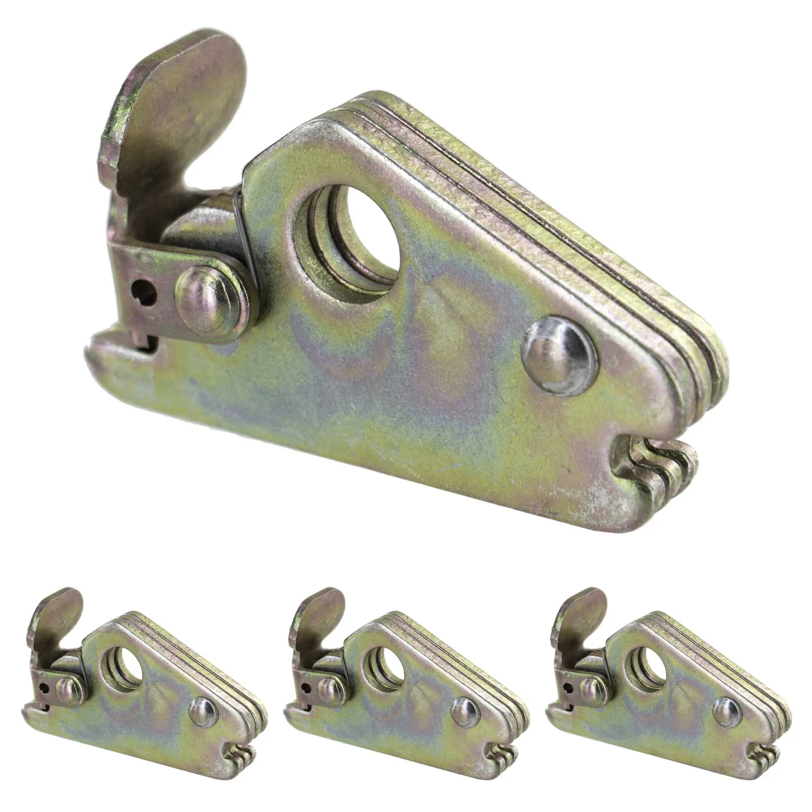 E Track Tie Down Heavy Duty without Round Ring | 6,000 lbs. BS | 4-Pack