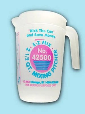 E-Z Mix 42500 2-1/2-Quart Mixing Pitcher, box of 10