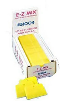 E-Z Mix 51004 4" Spreaders, Yellow