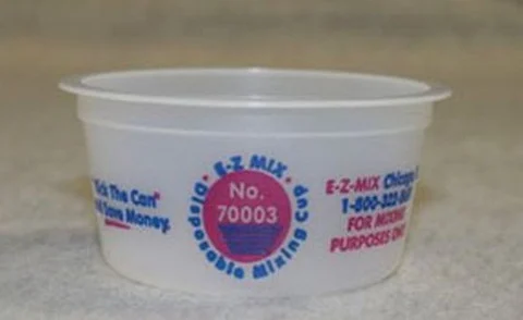 E-Z Mix 70003 1/4-Pint Plastic Mixing Cups, box of 200