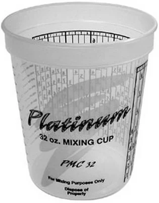 E-Z Mix PMC32 Platinum Mixing Cups with PPG Ratios, 1-Quart