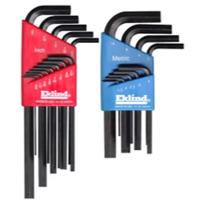 Eklind 10022 22 Piece Combination Short and Long Hex-L Hex Key Sets