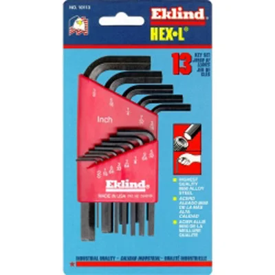 Eklind 10113 13 Piece SAE Short Hex-L Hex Key Set
