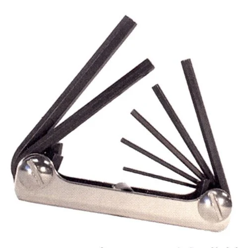 Eklind 5 Piece Folding Hex Keys Fits 3/16" to 3/8" SAE