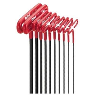 Eklind 53610 10 Piece 6" SAE Cushion Grip T-Handle Hex Key Set