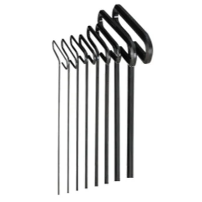 Eklind Tool 9" SAE T-Handle Hex Key Set 8-Piece Black Oxide Finish (33198)