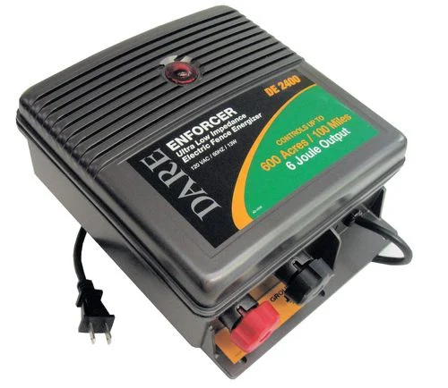 Electric Fence Charger, 110 Volt AC, 6 Joule