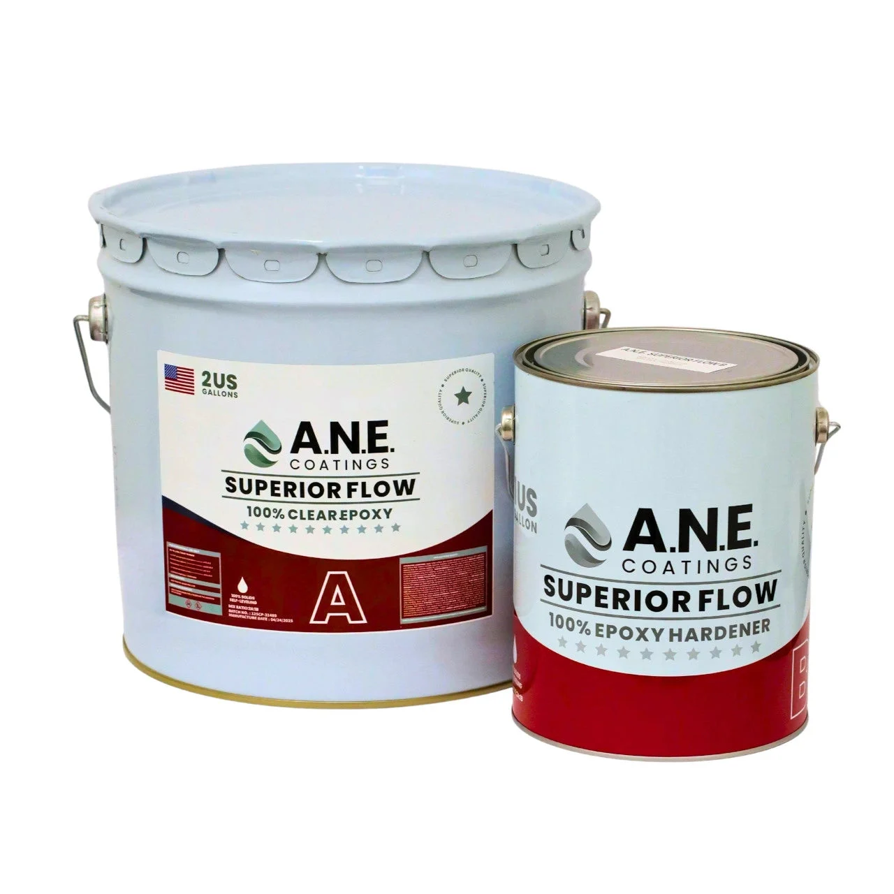 Epoxy Flooring Kit – 3 Gallon – Clear – Superior Flow