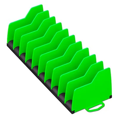 Ernst 5501 No-Slip 10 Tool Plier Organizer - Green