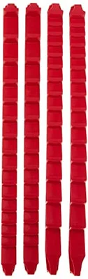 Ernst 6050 30 Tool No-Slip Low-Profile Wrench Rails - Red