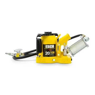Esco 10382 Pro Series 20 Ton Shorty Air Hydraulic Bottle Jack
