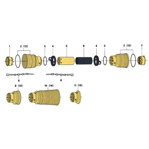 Eurocardan 1218033 Stiffening Ring for PM80 Shield