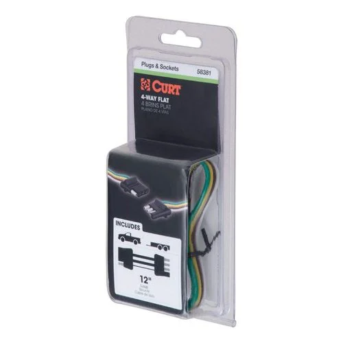 Extension 4-Way Wire Flat 12