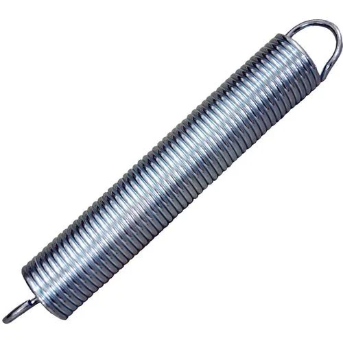 Extension Spring 1 1/16" OD7" Length .120" Wire Size Zinc Plated