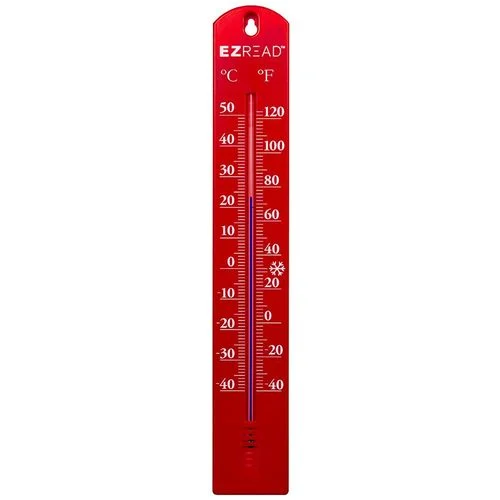 EZ Read™ 15.5 inches Thermometer, Red