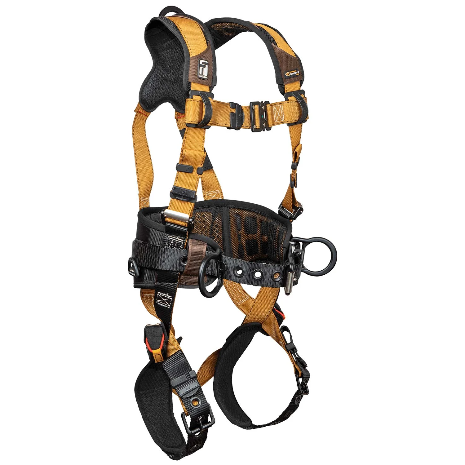 FallTech ComforTech GEL Full-Body Construction Harness w/ Trauma Straps | Belted | XS | 7081BXS