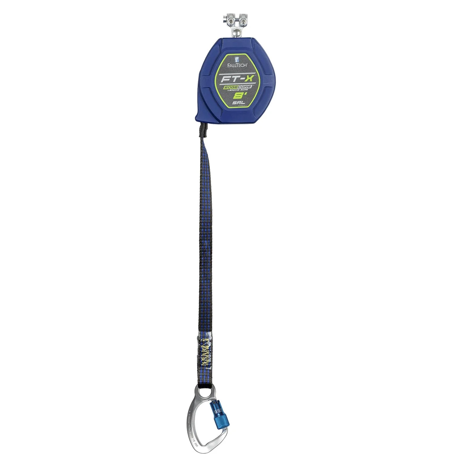 FallTech EdgeCore FT-X LE 8'Replacement Leg for SRL | Aluminum CE Carabiner | 84108RP6