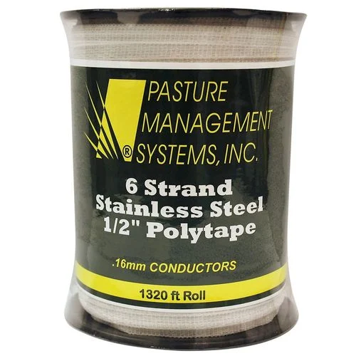 FENCE POLYTAPE 1/2" 1320' 6 STRAND