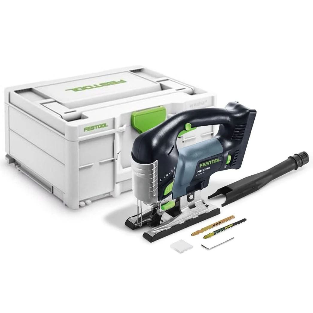 Festool 576531 Cordless Carvex Jigsaw PSBC 420 EBBASIC w/ Systainer3, Tool Only
