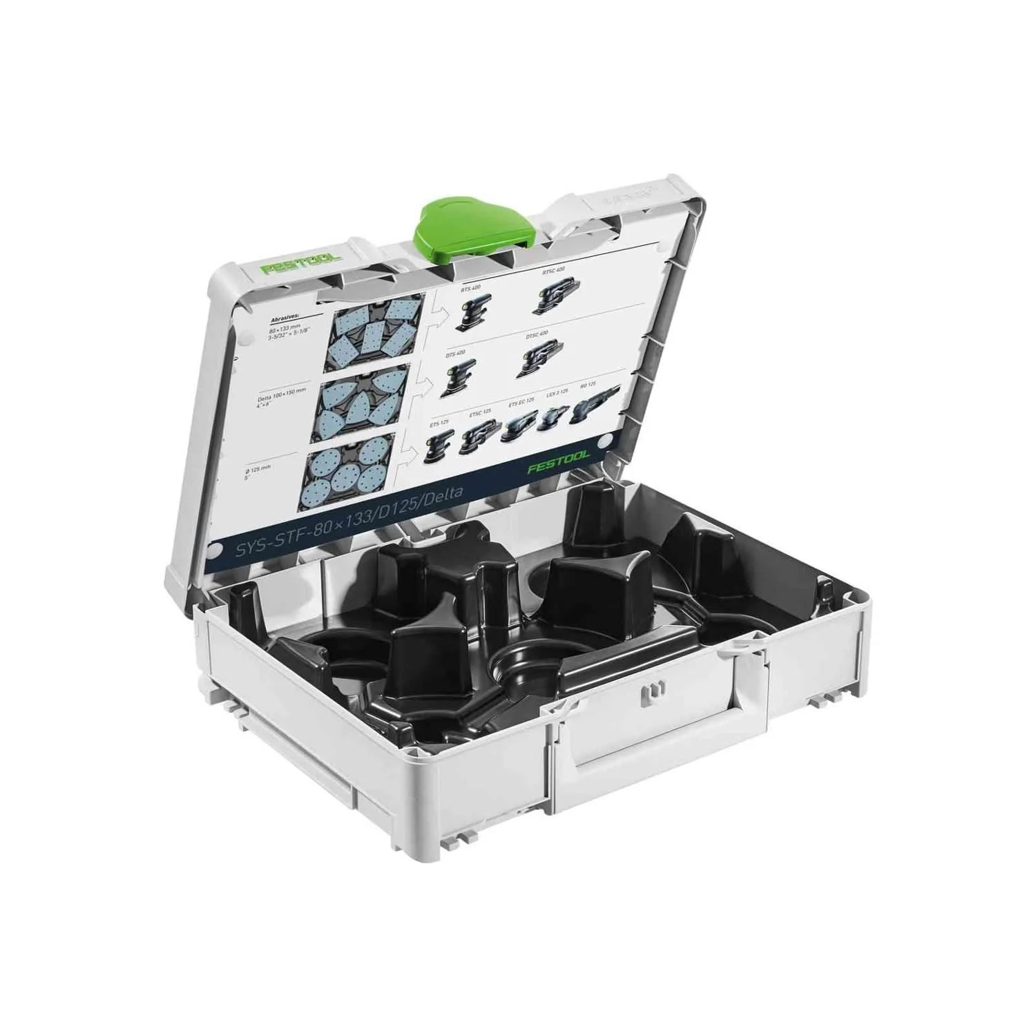 Festool 576781 Systainer3 for LS 130, RTS 400, DTS 400and 125mm Abrasives