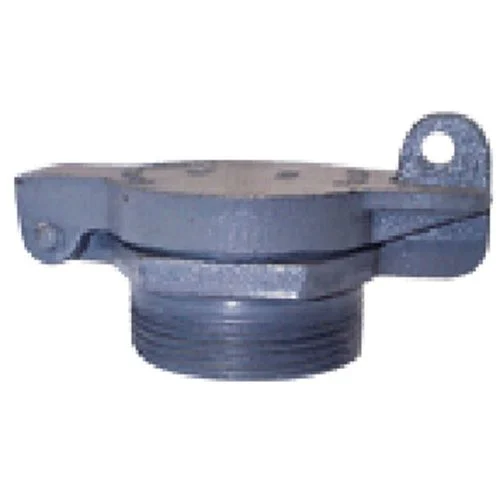 Fill Cap 2" Male Pipe Thread Hinged Lid (Hole For Padlock)