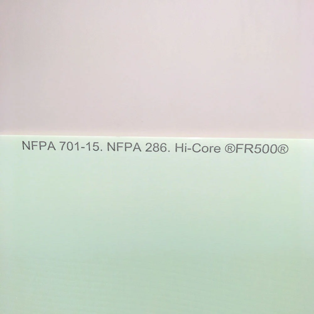 FIRE-RETARDANT CORRUGATED PLASTIC PANEL