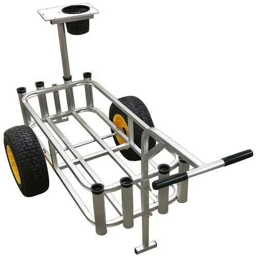 Fish-N-Mate Pier Cart with Cutting Board and Bait Basket
