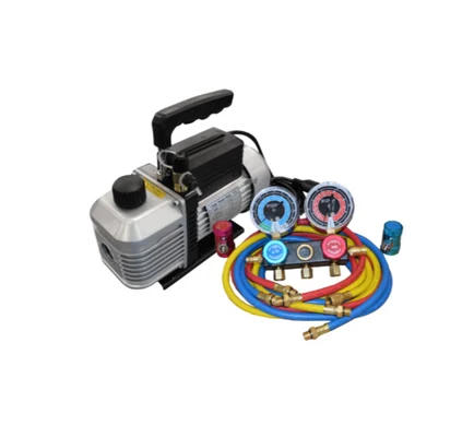 FJC Vacuum Pump and Gauge Set for R-1234yf A/C Systems (9281yf)