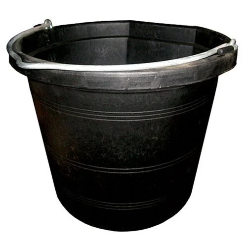Flatback Bucket Black 20 qt.