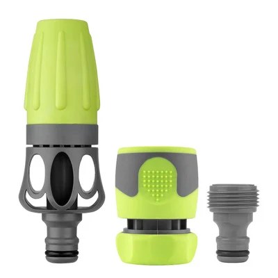 Flexzilla Garden Hose Kit 3-Piece Water Nozzle ZillaGreen (HFZGAK02)