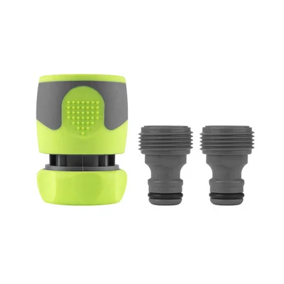 Flexzilla Quick-Connect Garden Hose Fittings 3-Piece Kit (HFZGAK12)
