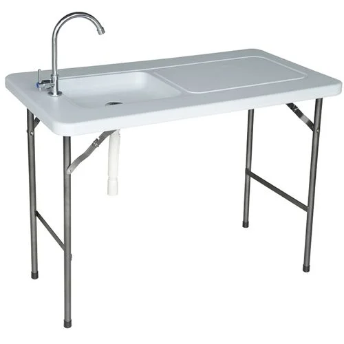 Folding Fish Station, Sink, Work Area