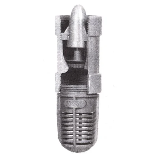 Foot Valve 1 1/4" FPT Non-Corrosive Molded Polymer