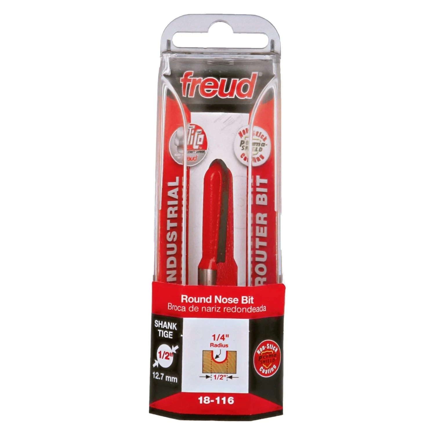 Freud 18-116 1/4-Inch Radius Round Nose Router Bit