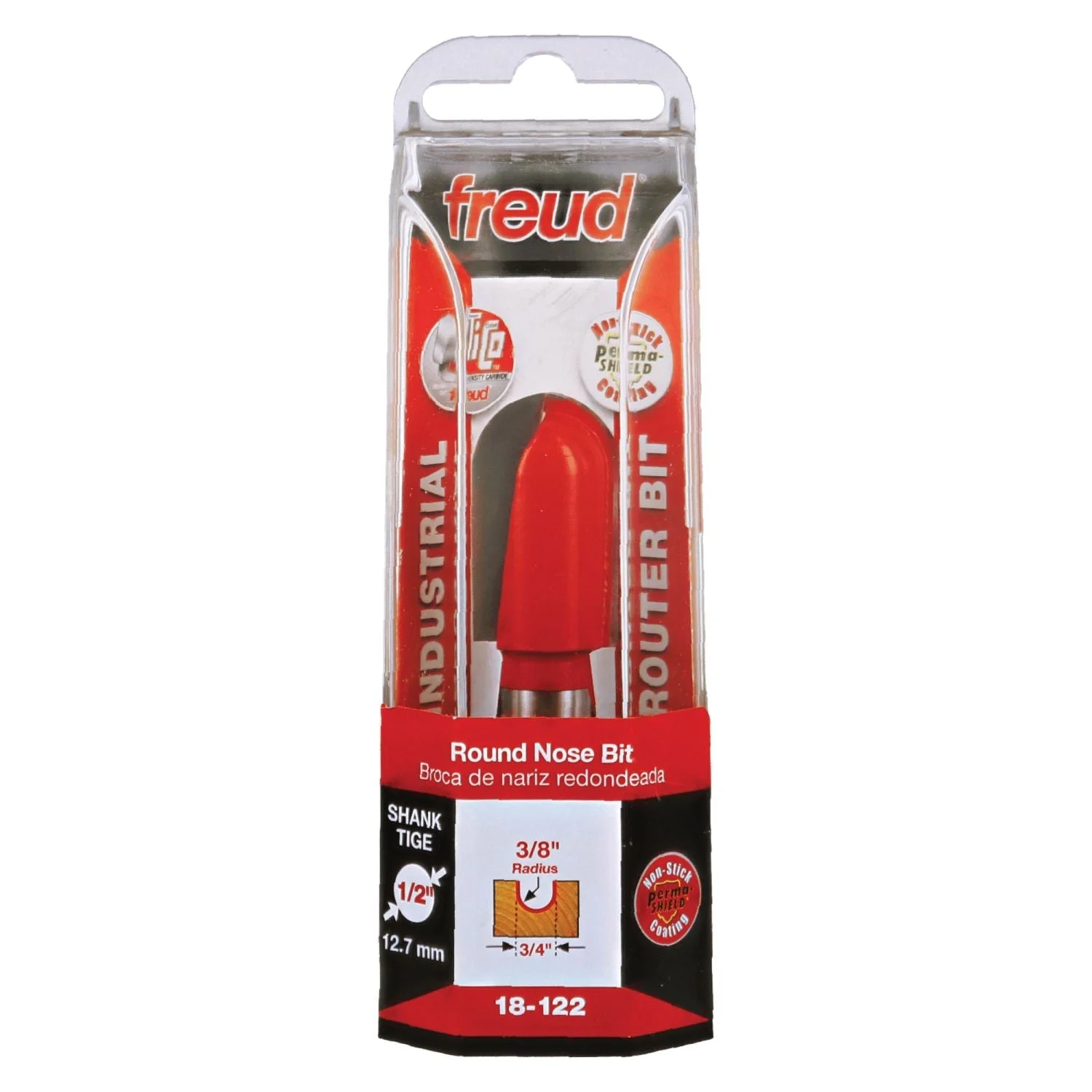 Freud 18-122 3/8-Inch Radius Round Nose Router Bit