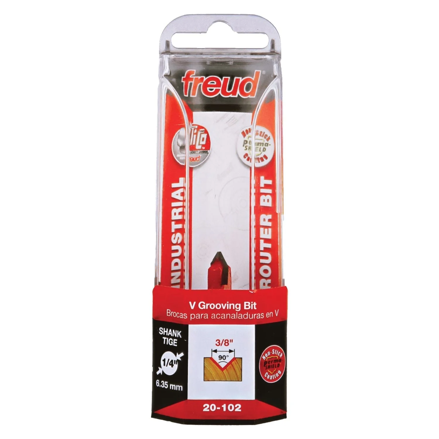 Freud 20-102 3/8-Inch V Grooving Router Bit